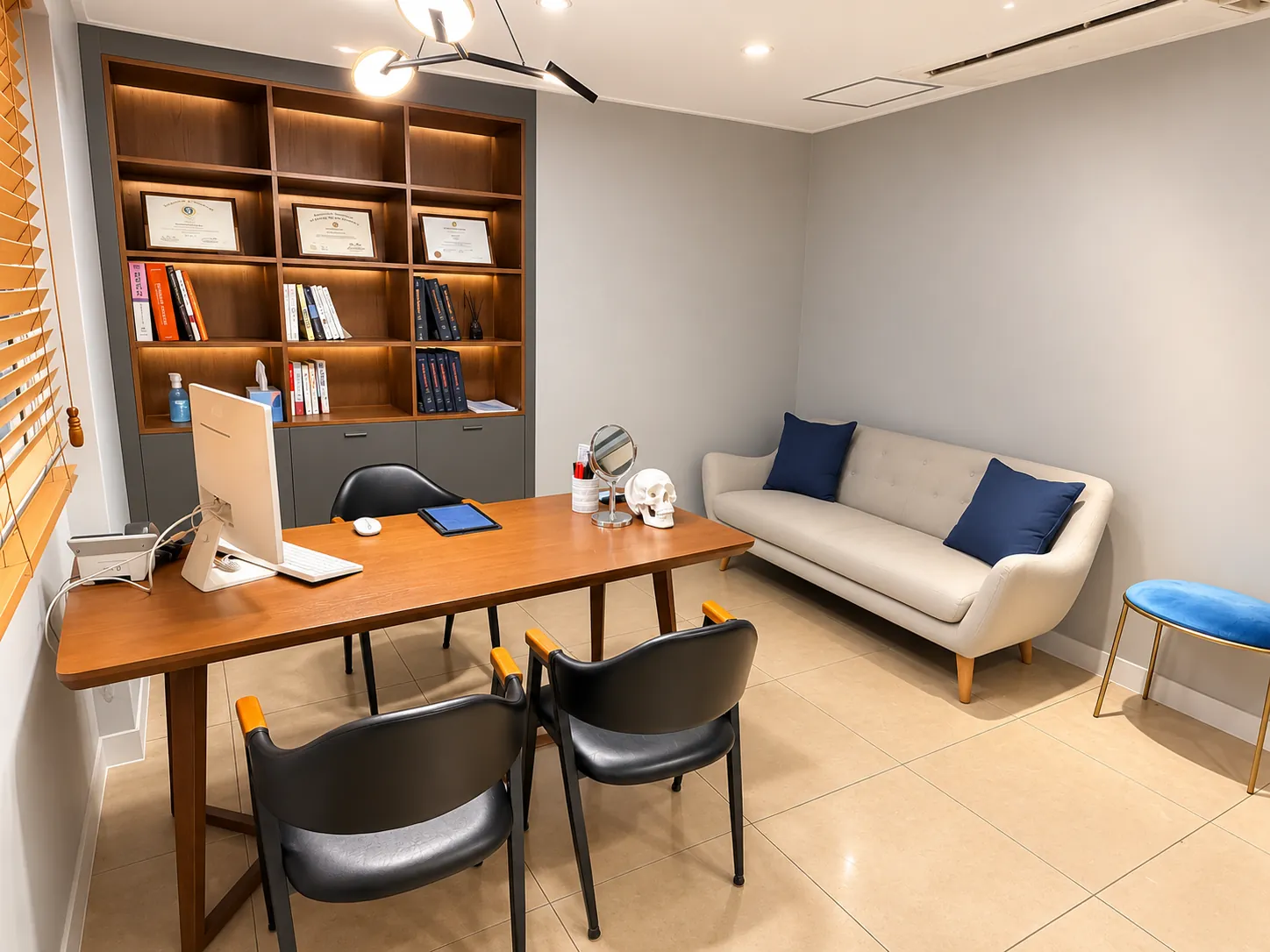 Dr. Lee Young-geun's consultation office at SINSA L Plastic Surgery in Sinsa, Gangnam, Seoul, Korea